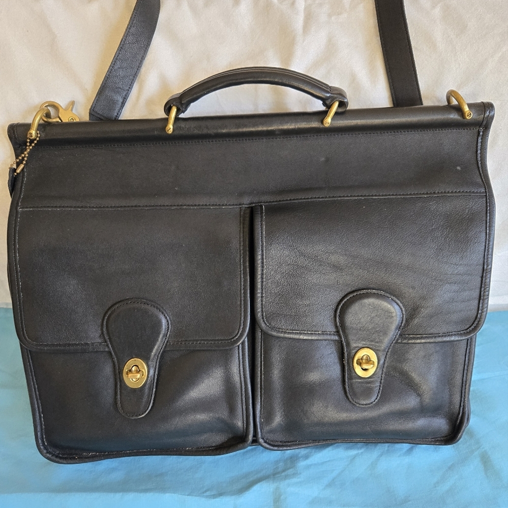 Vintage Coach Kensington Briefcase Attache Laptop Ipad Carrier Bag Style No 5279